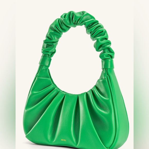 JW PEI Green Hobo Bag with Ruched Design - Picture 2 of 4